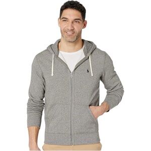 Grey Ralph Lauren Zip Up Hoodie (S)